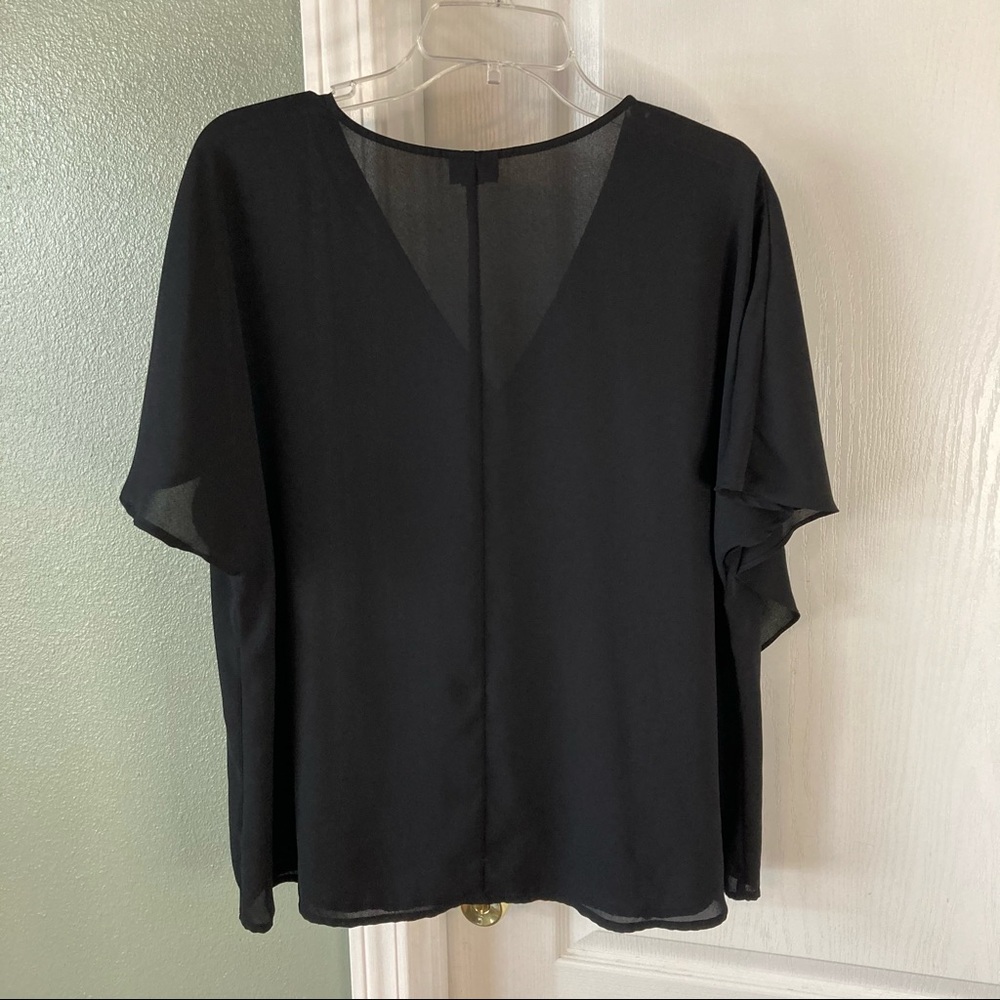 Worthington XL light black blouse